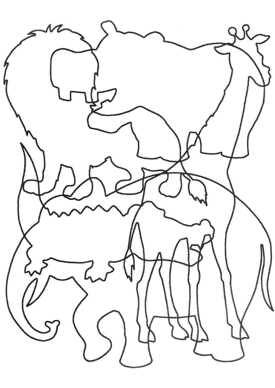 Раскраска Раскраски зверей