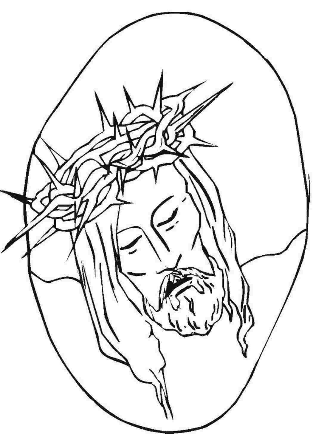 Как нарисовать иисуса. Иисус эскиз. Рисунки для срисовки Иисус. Терновый венок раскраска. Терновый венец раскраска.