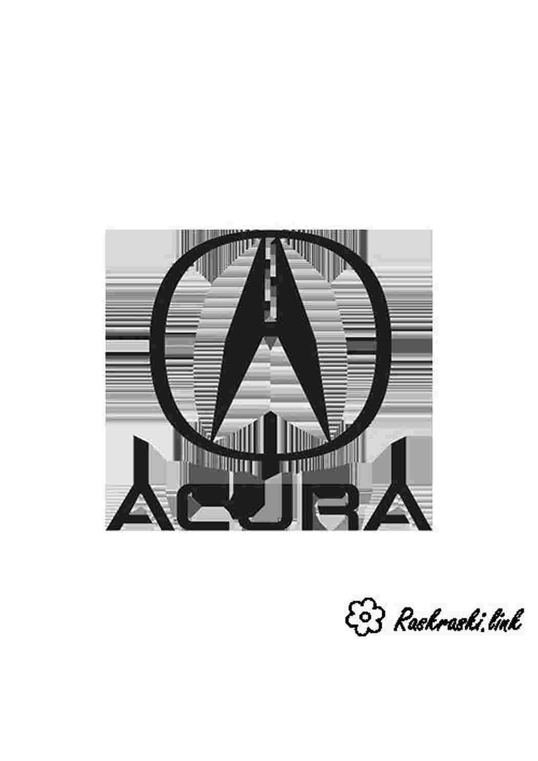 Раскраска Акура