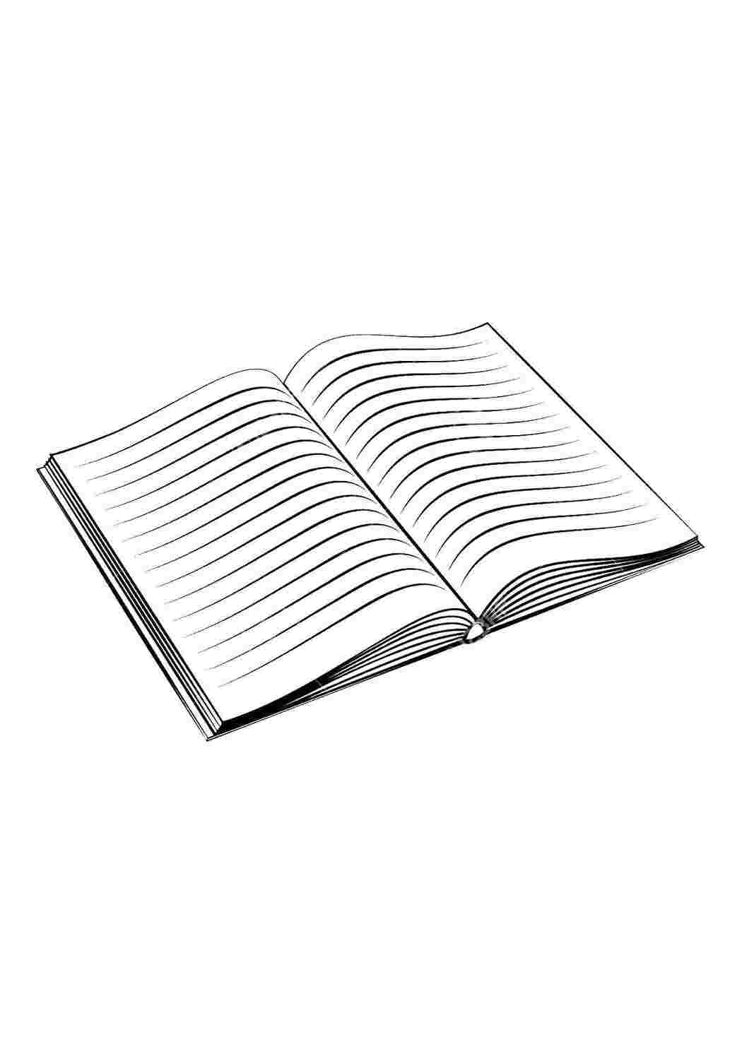 Раскраска Тетрадь