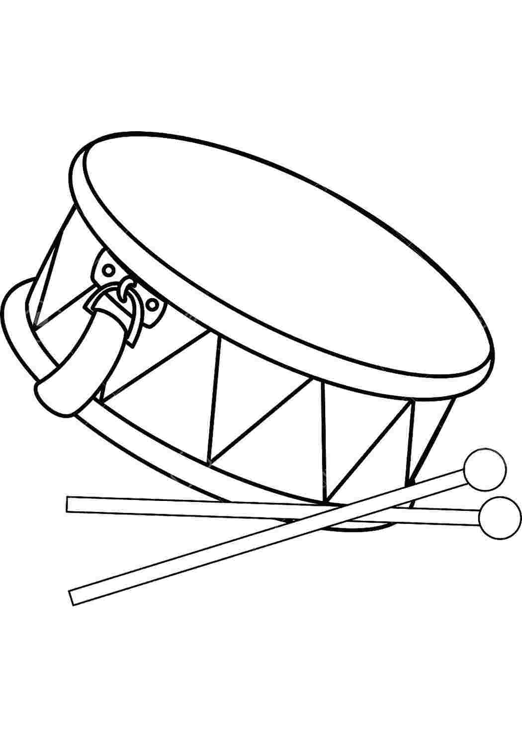 Картинка барабана для детей