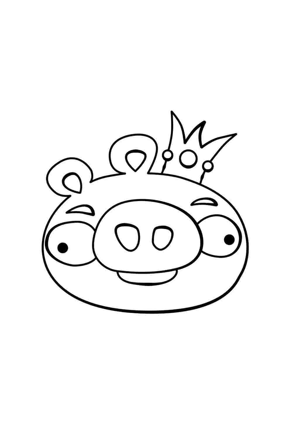 Раскраска Король свиней