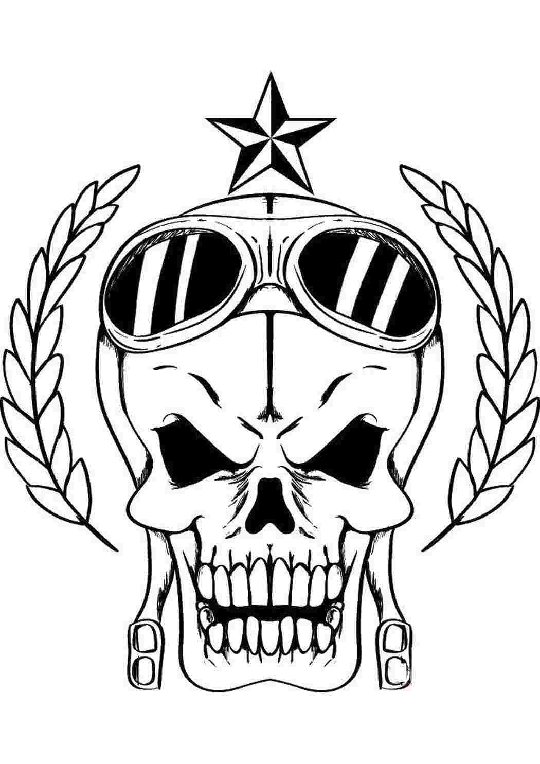 Раскраска Байкеры