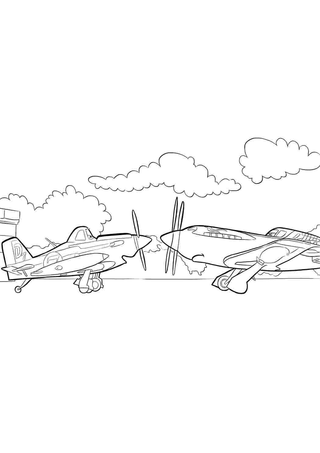 Раскраска Самолеты