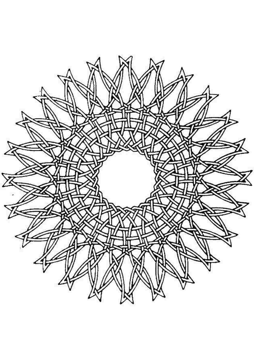 Раскраска Калейдоскоп