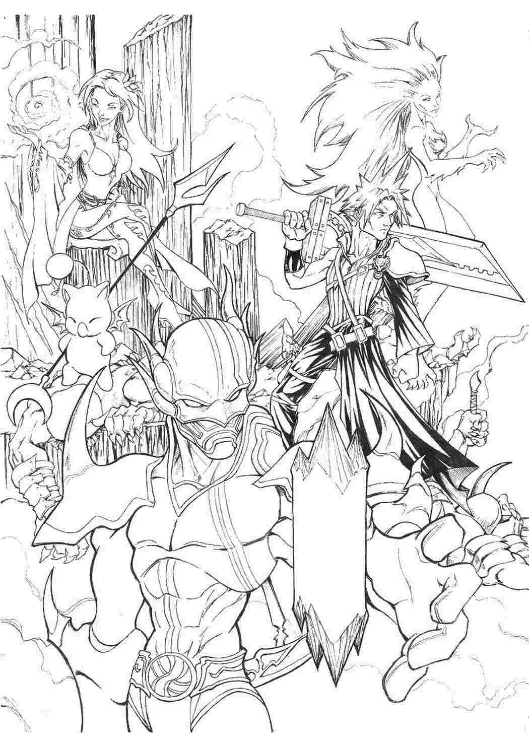 Раскраска Фэнтези