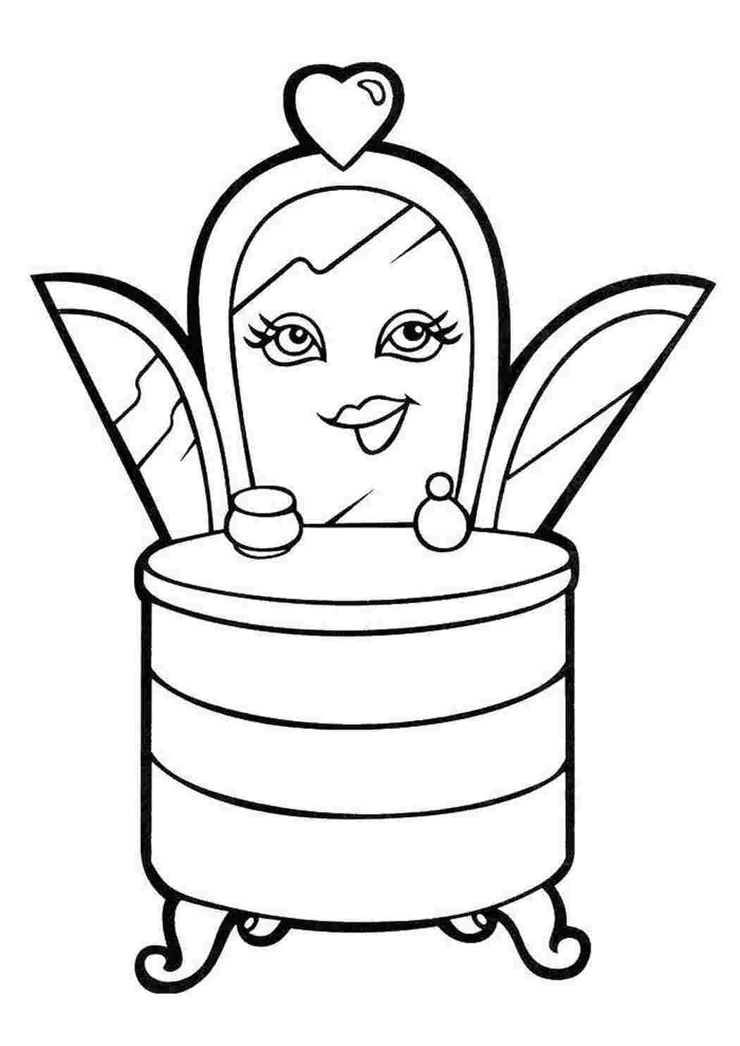 Раскраска Мебель