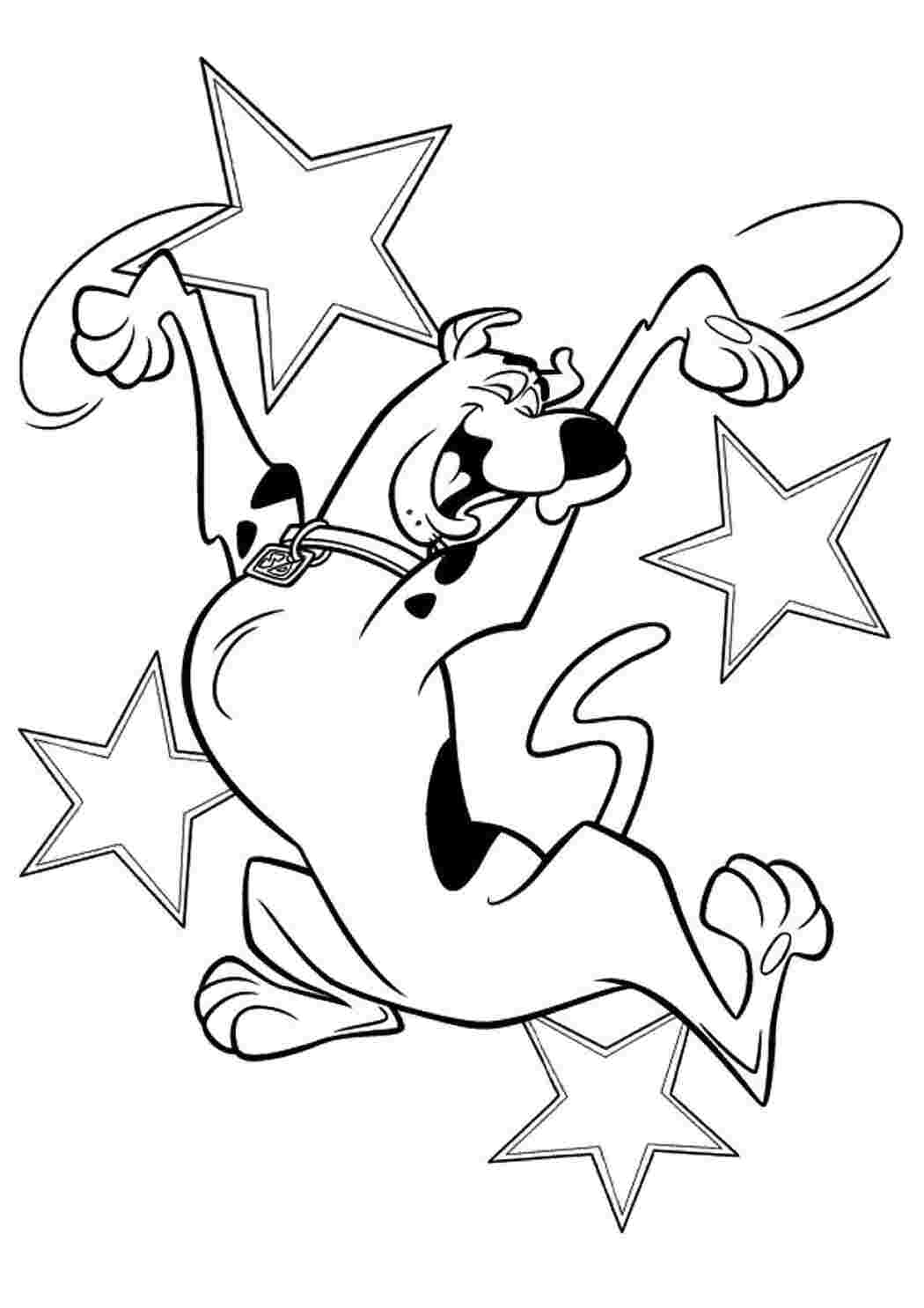 Раскраска Скуби 