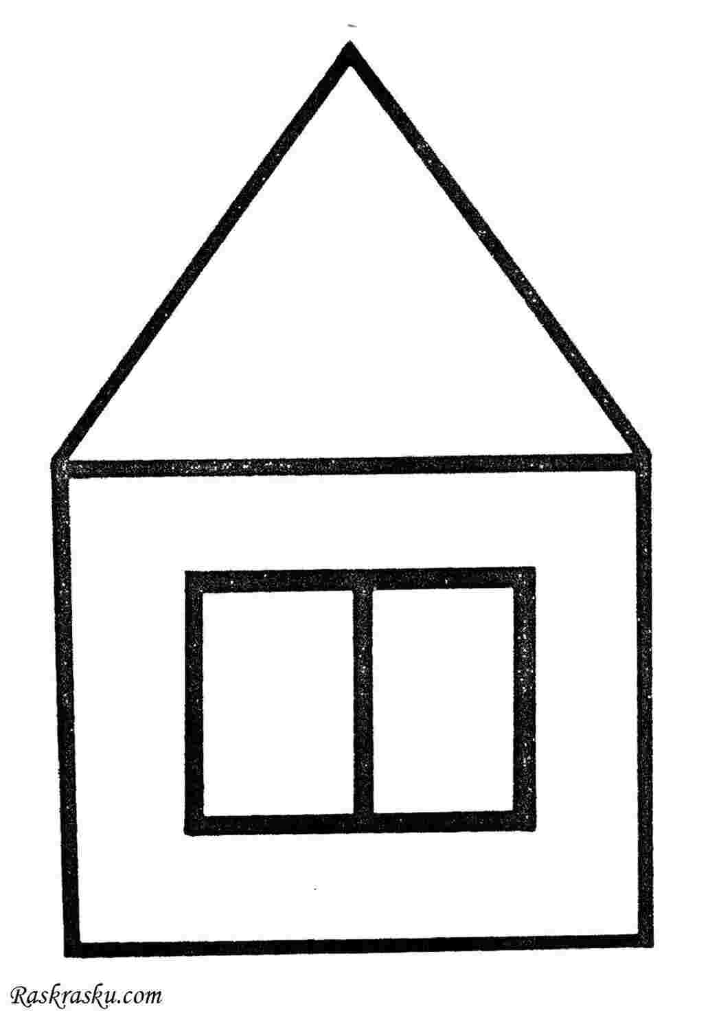 Раскраска Строим дом