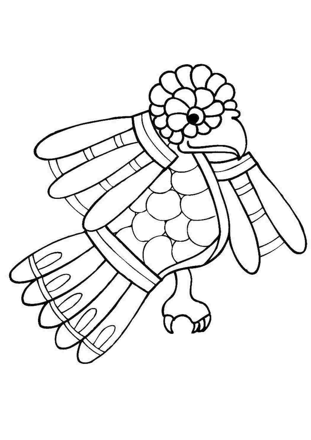 Раскраска Птица