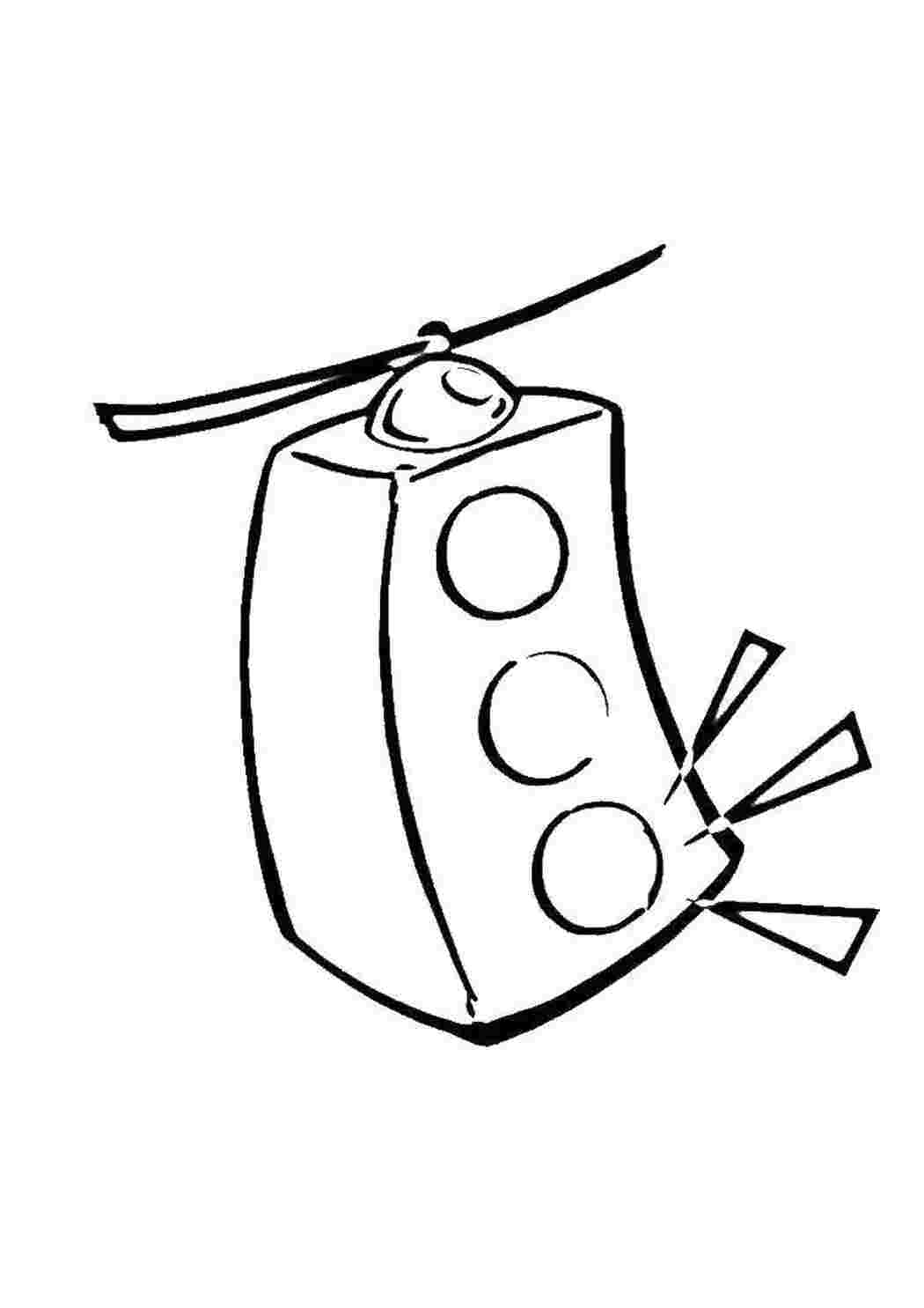 Раскраска Светофор