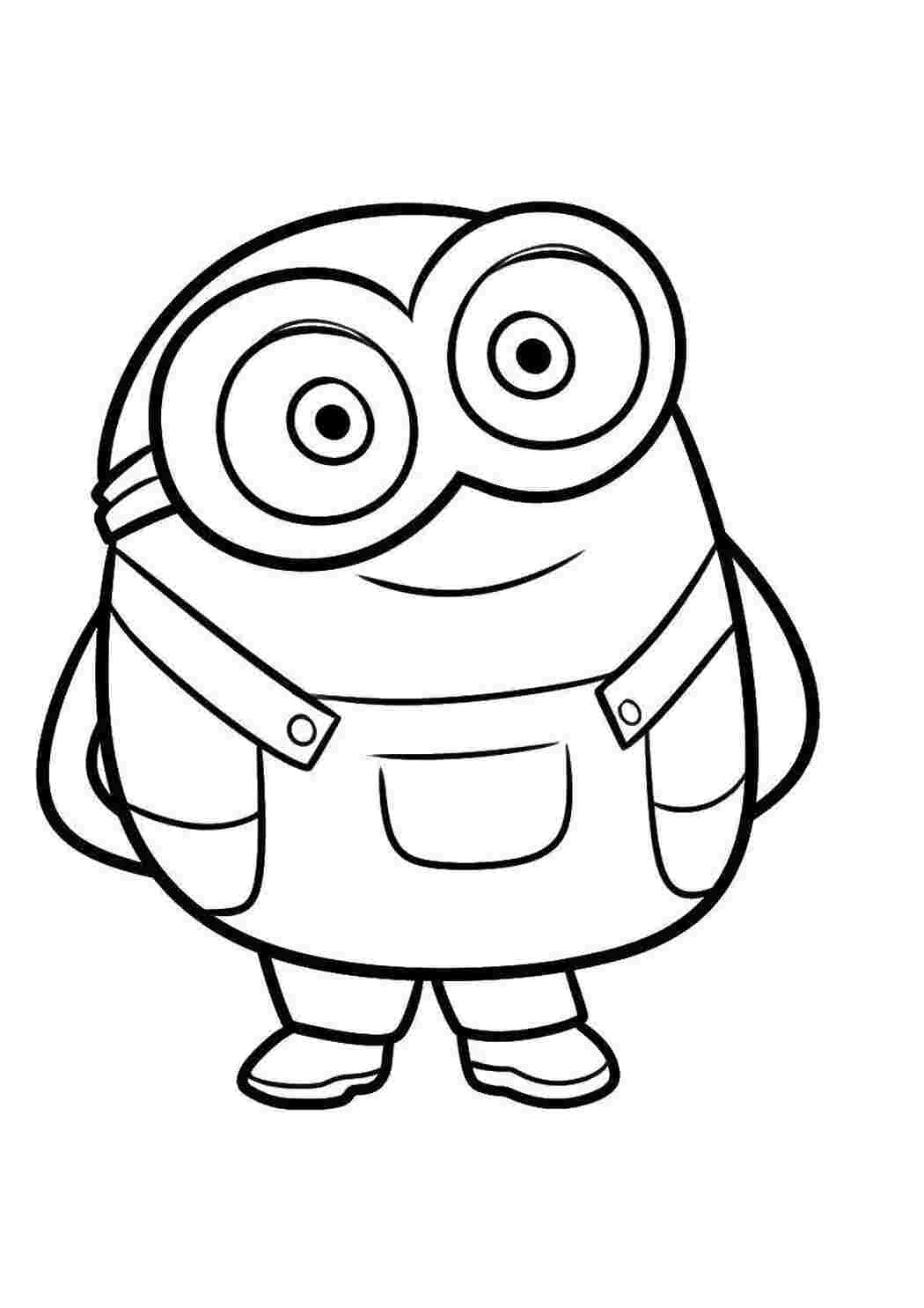 Раскраска Миньон