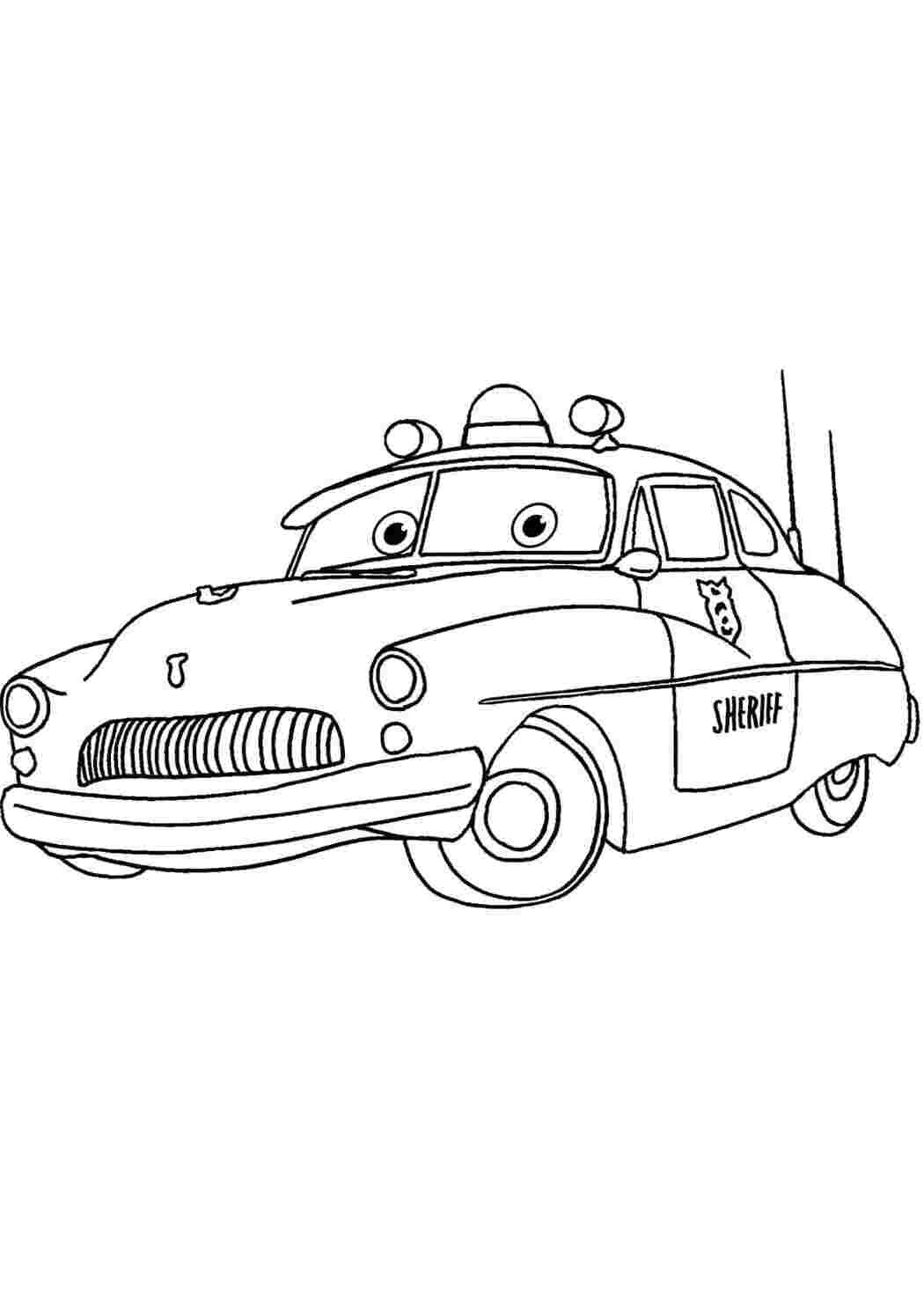 Раскраска крутой коп