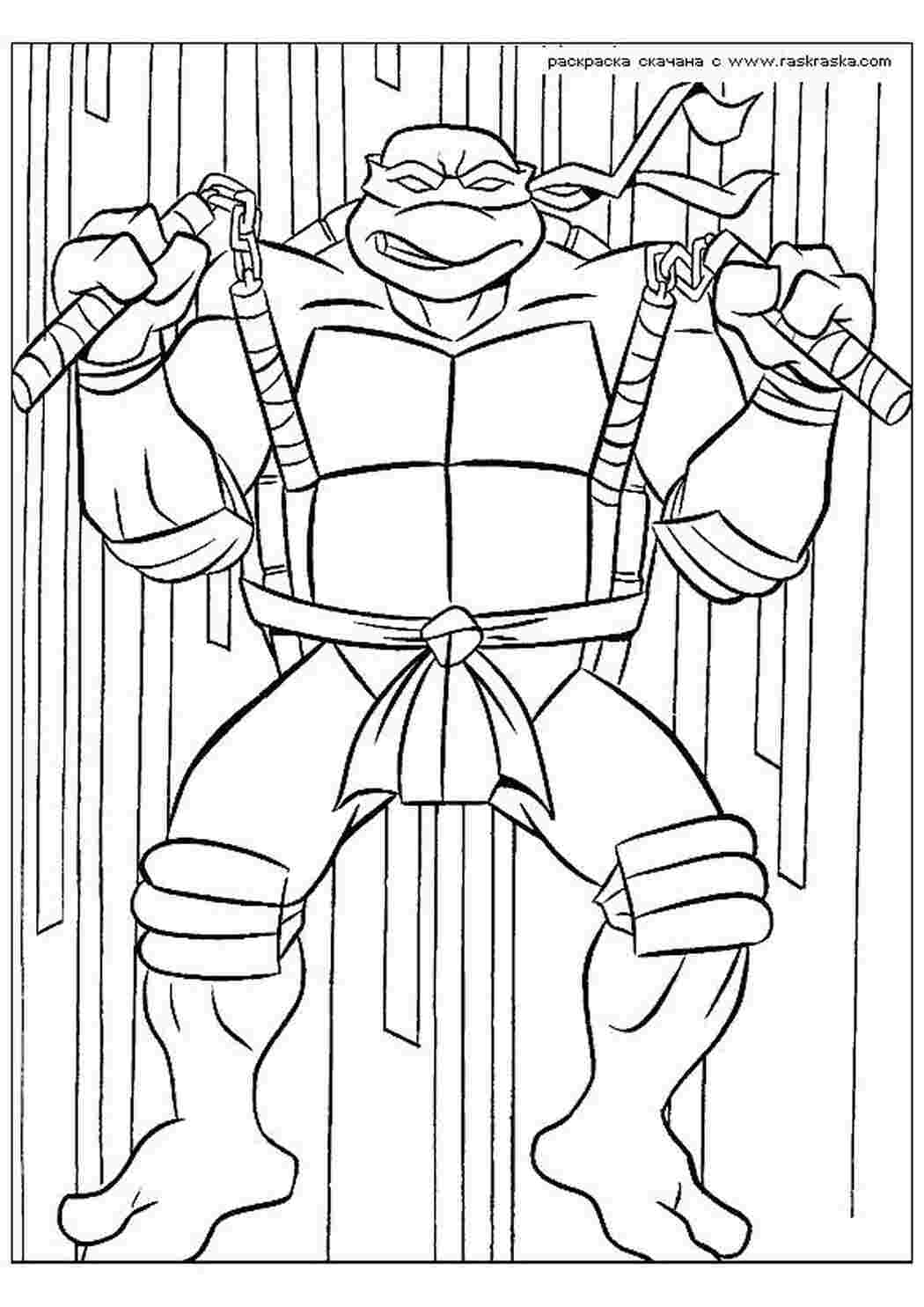 Раскраска Микеланджело