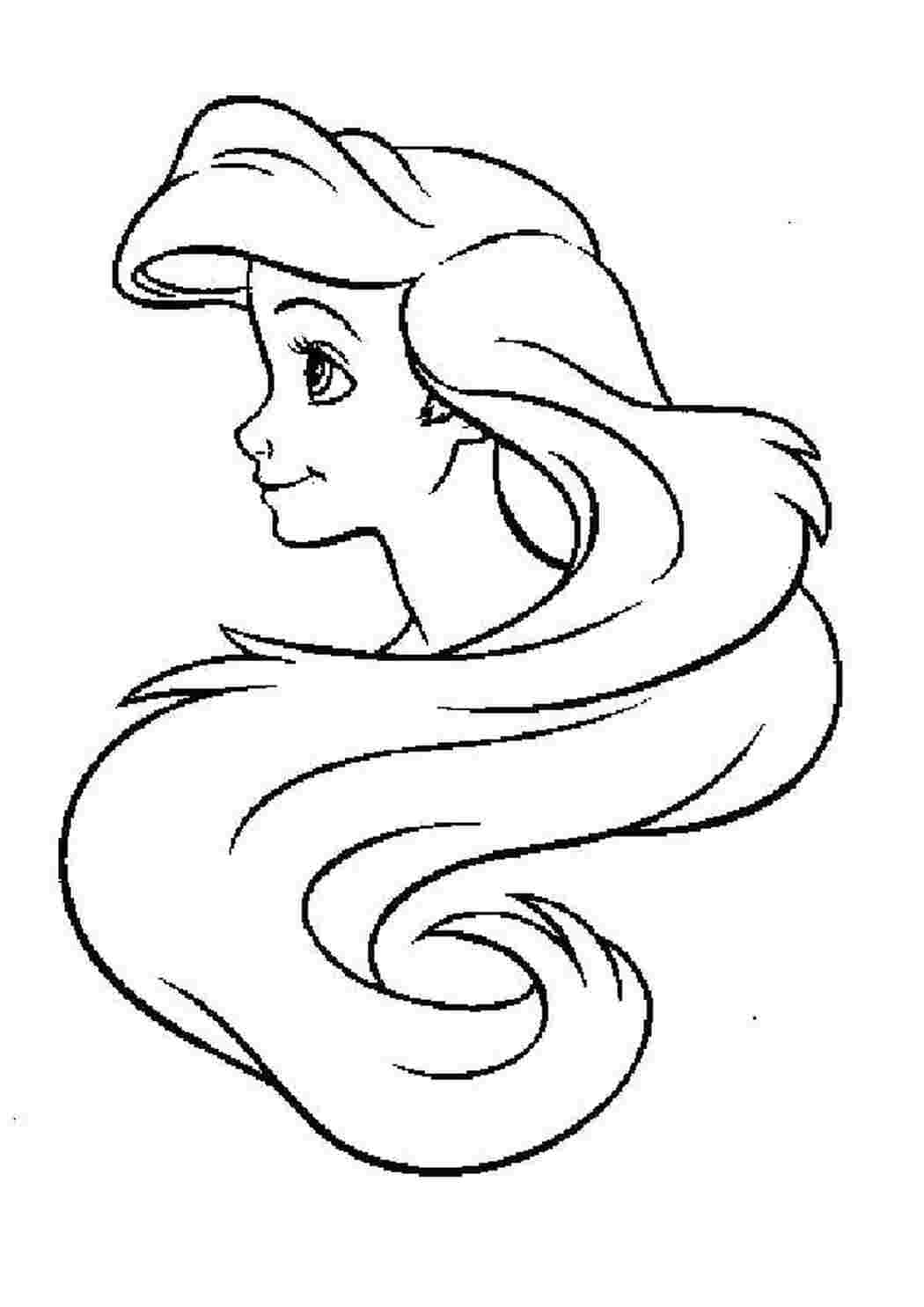 Раскраска Красавица