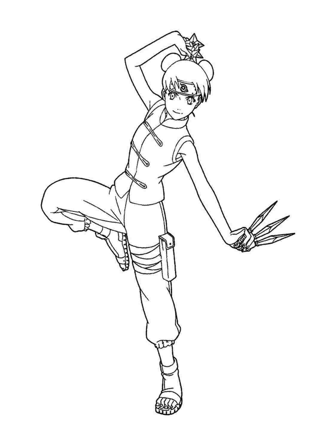 Раскраска Тен - Тен