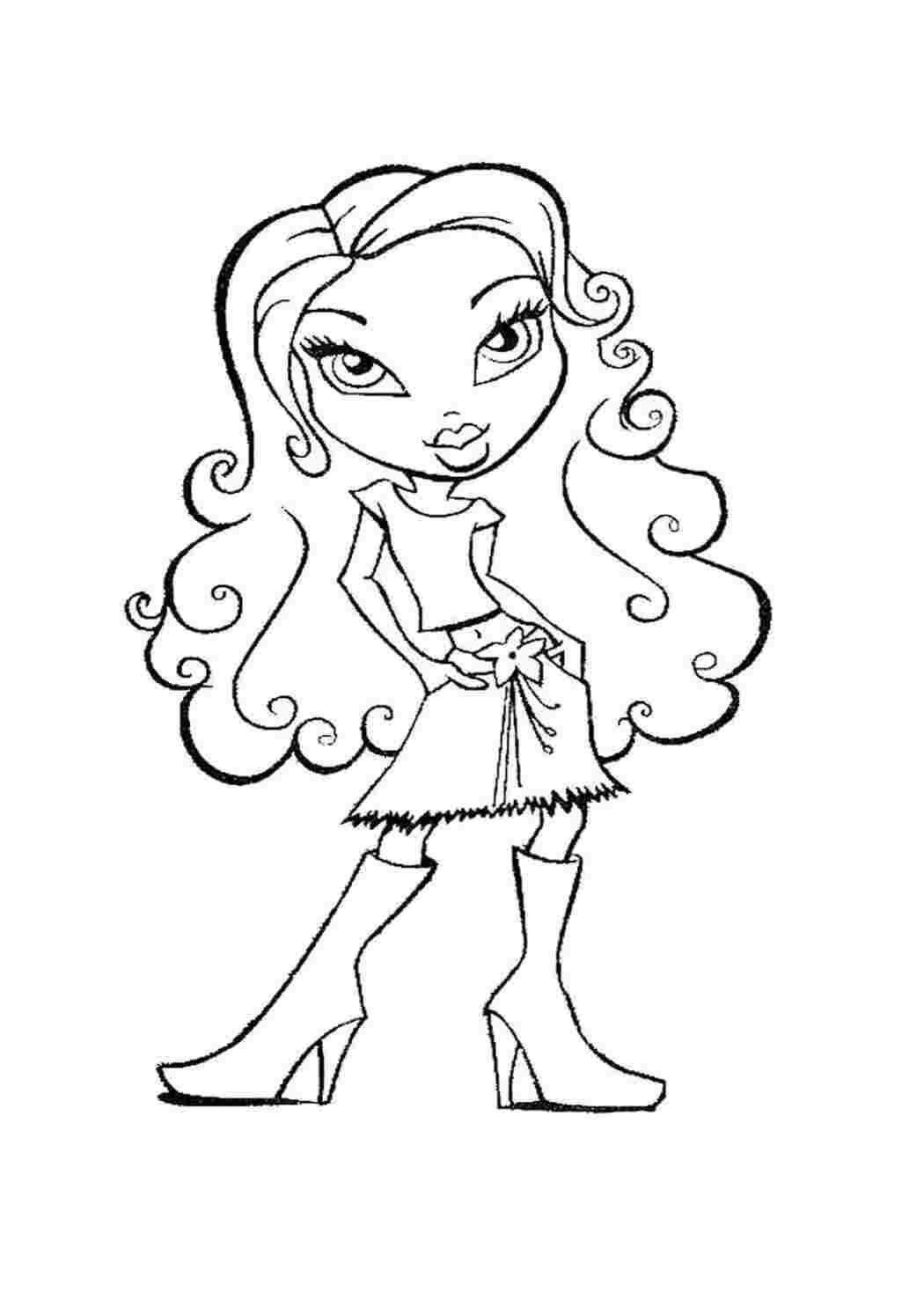 Раскраска  Братц 