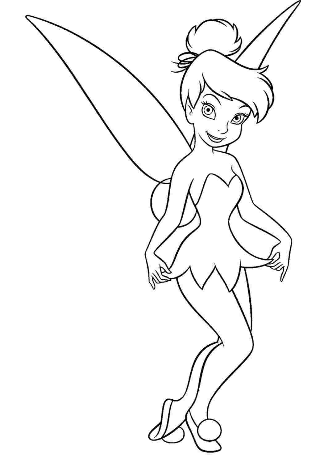 Раскраска Кокетка Динь - Динь