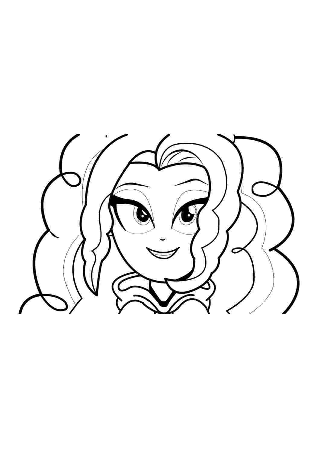 Раскраска Адажио Даззл