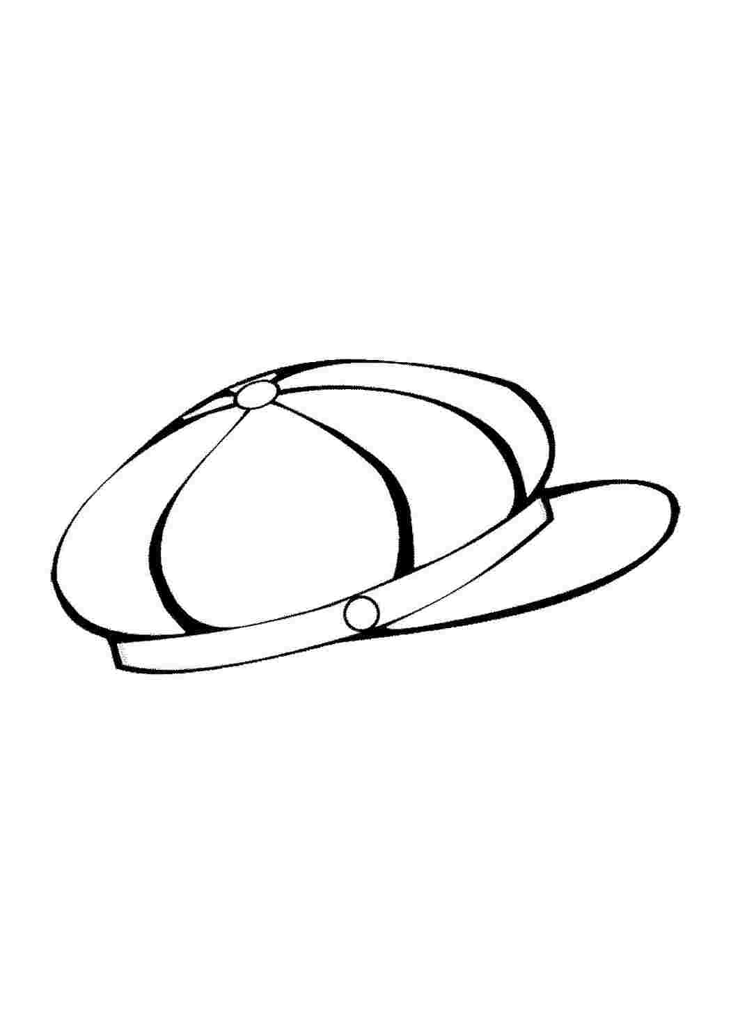 Раскраска Бейсболка