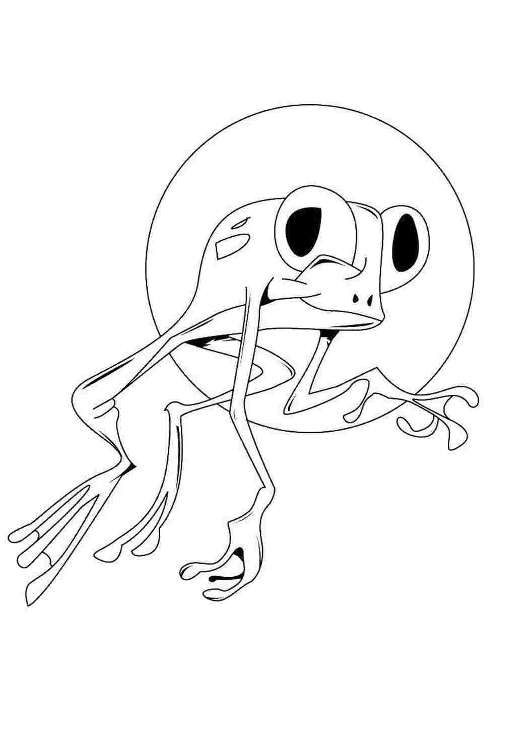 Раскраска Лягушка