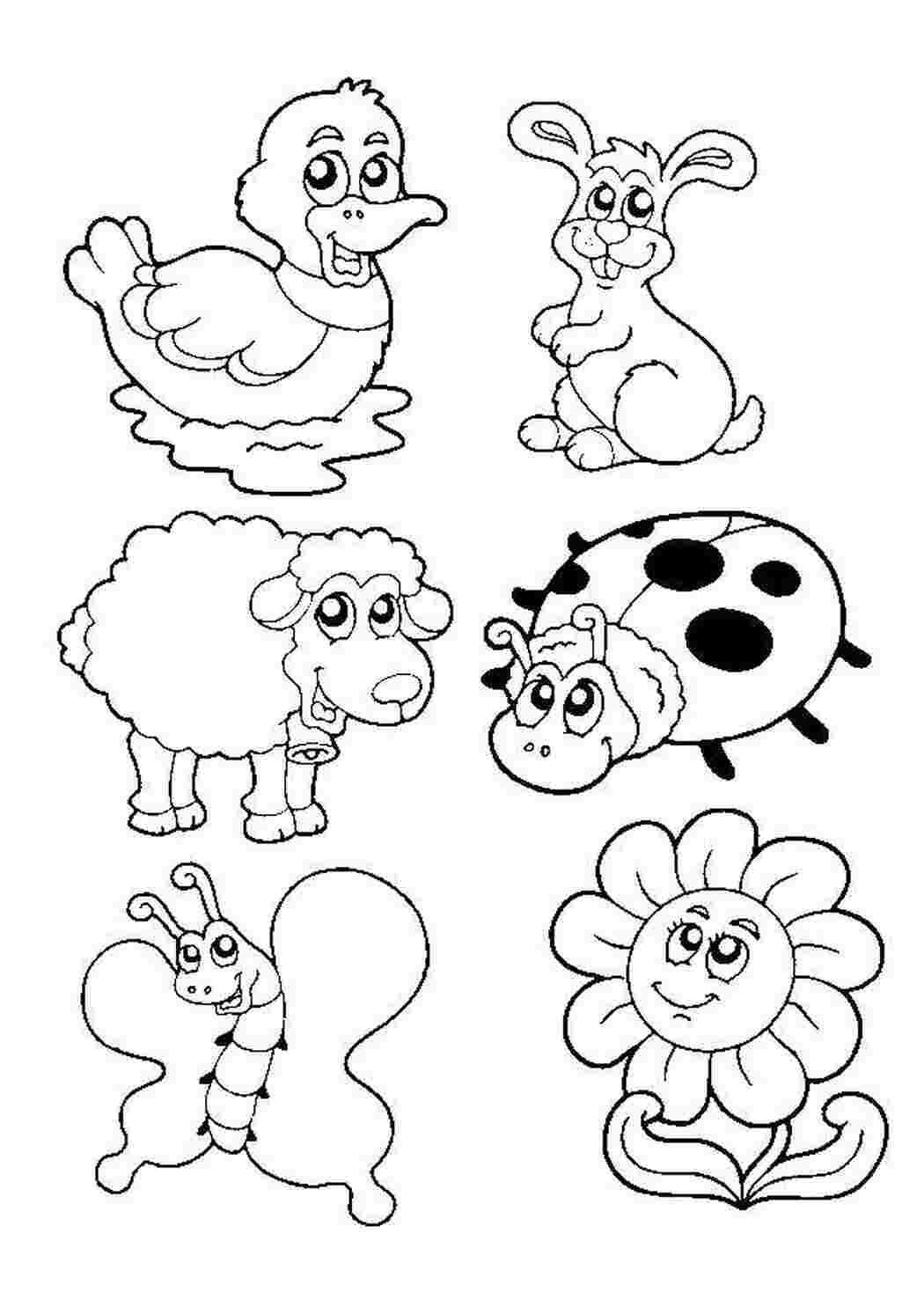 Раскраска Животные