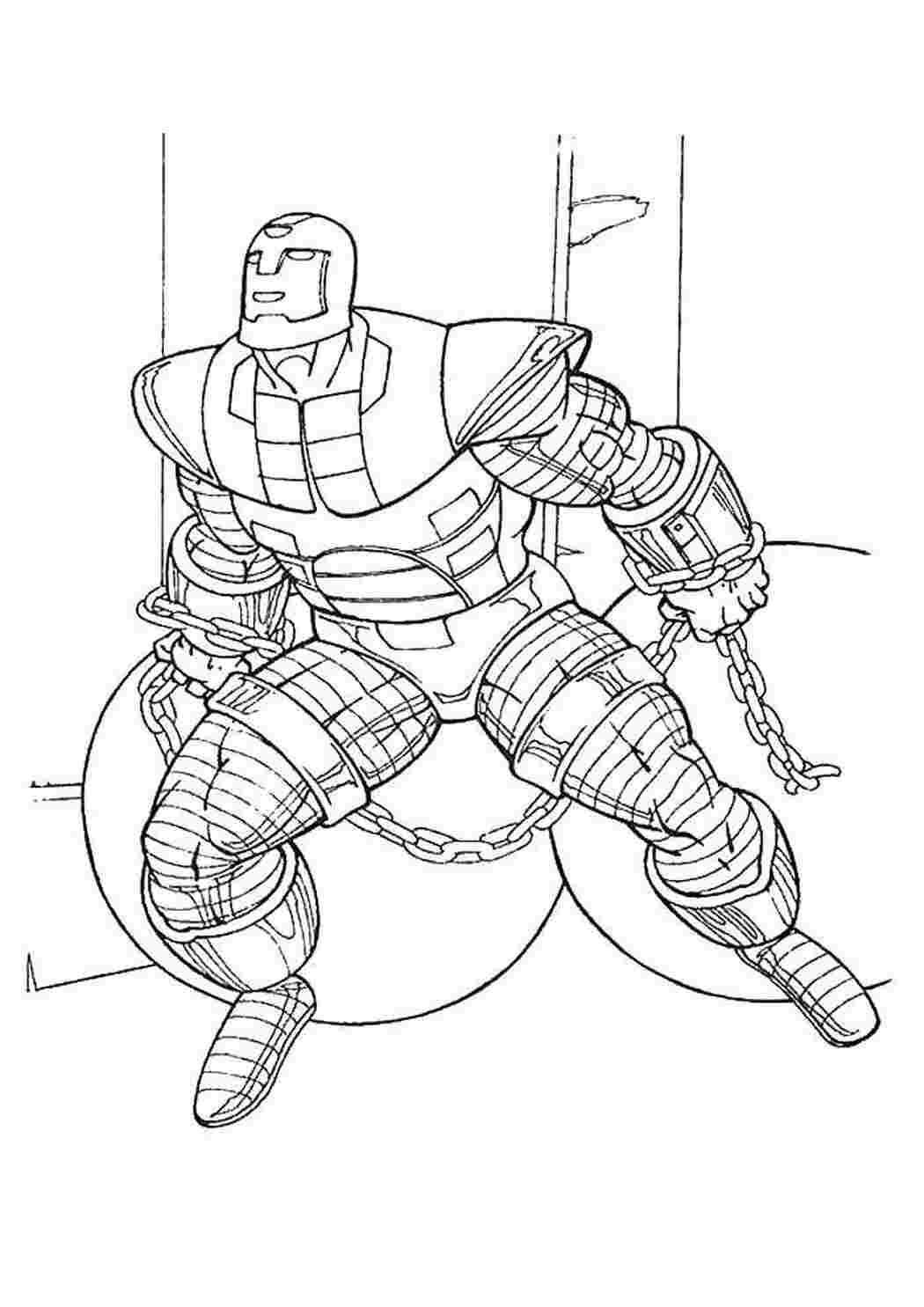 Раскраска Супергерои