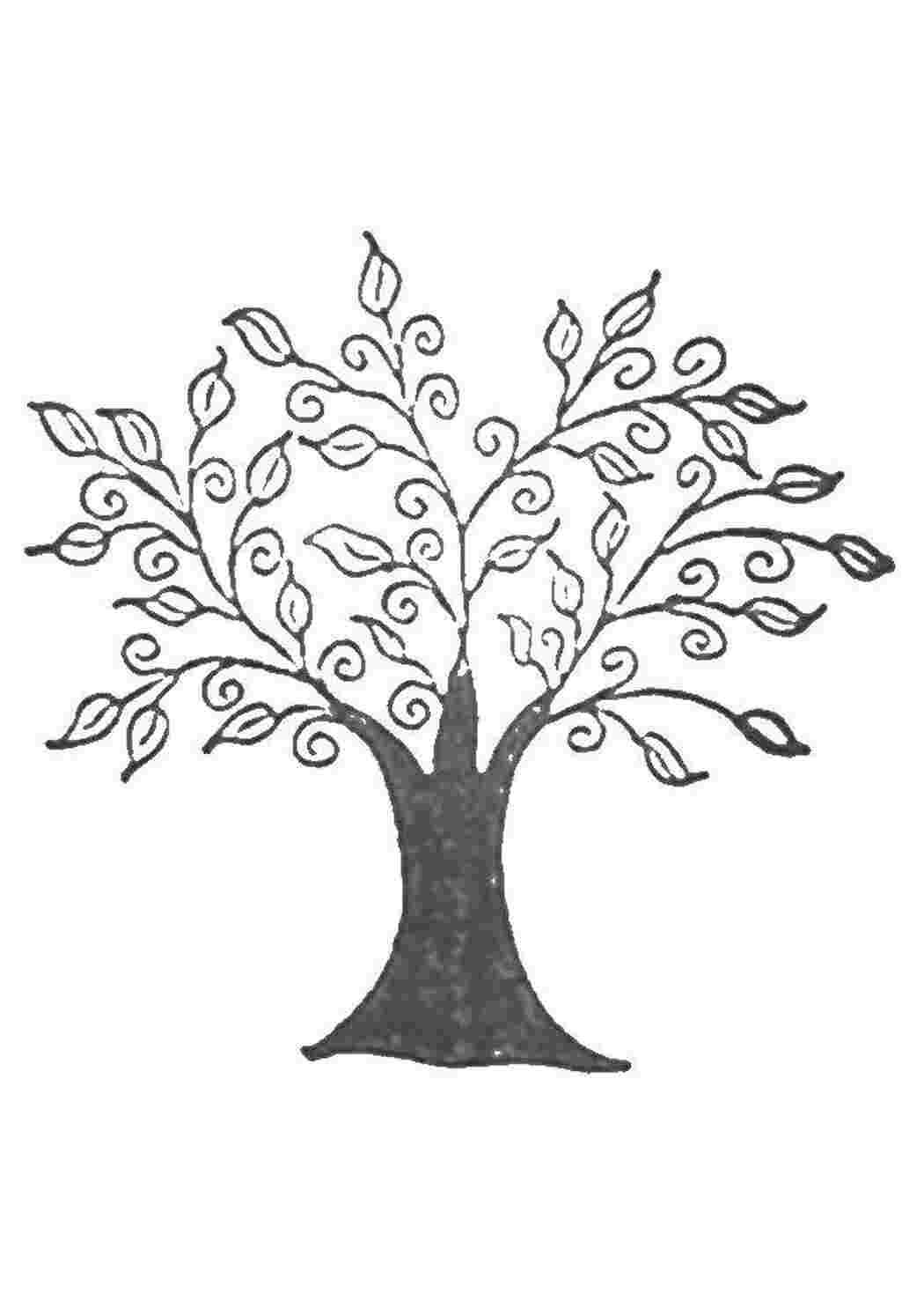 Раскраска Дерево