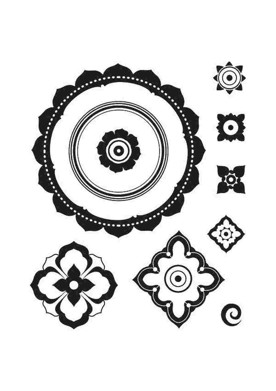 Раскраска Узоры