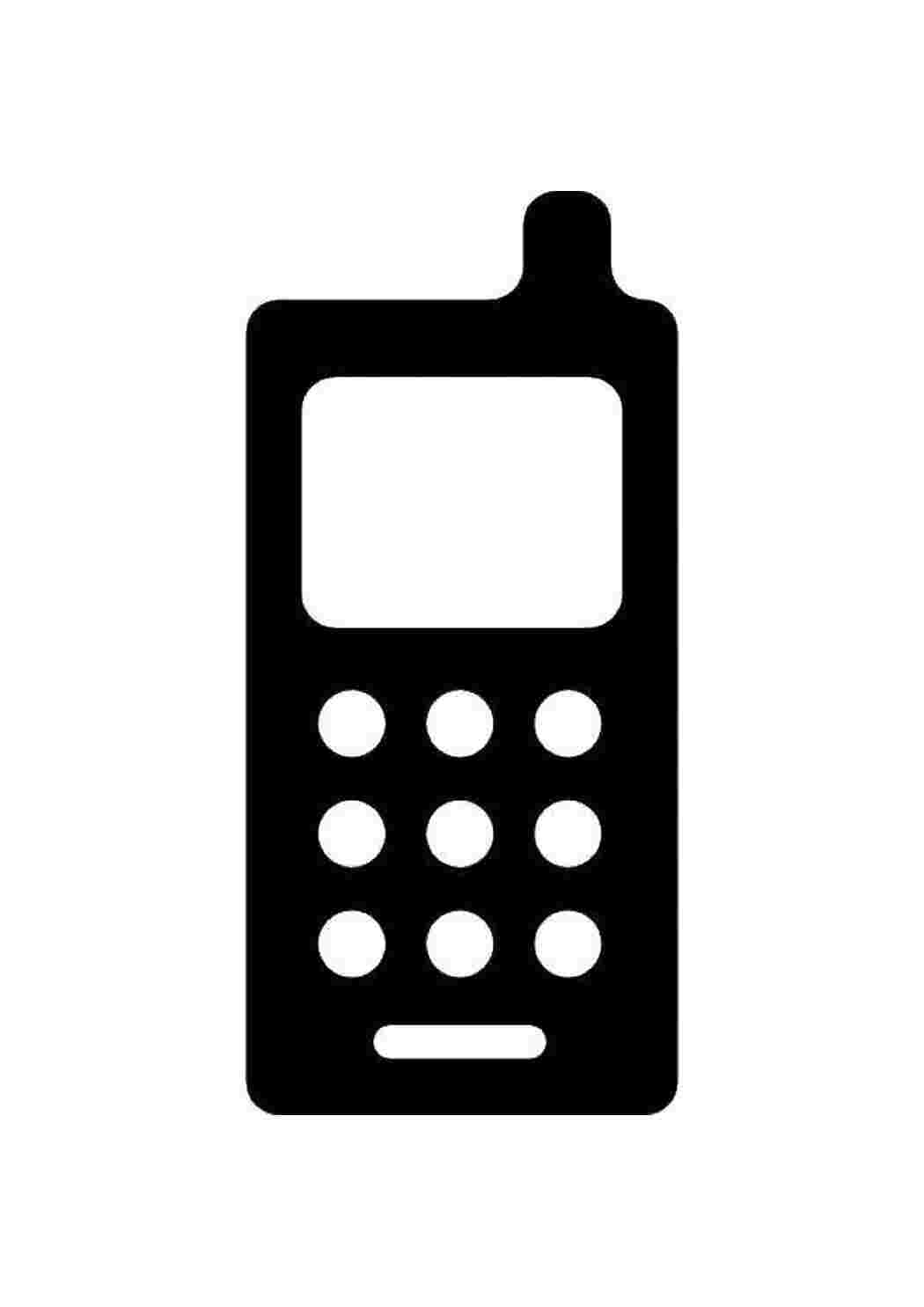 Раскраска Телефон