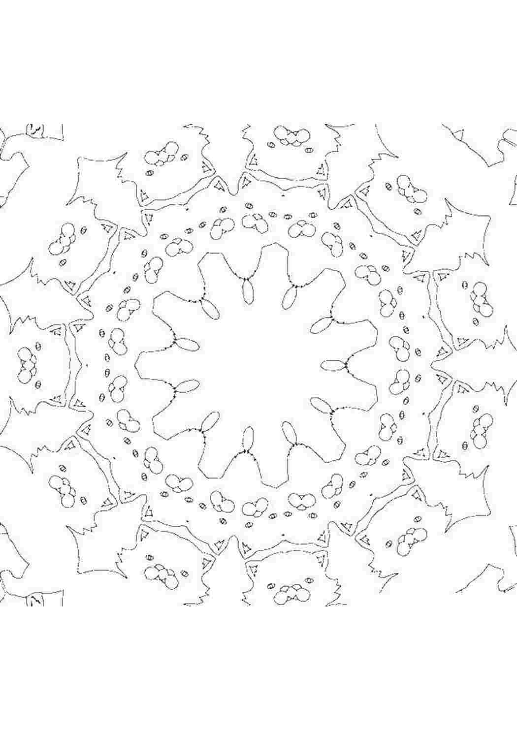 Раскраска Калейдоскоп