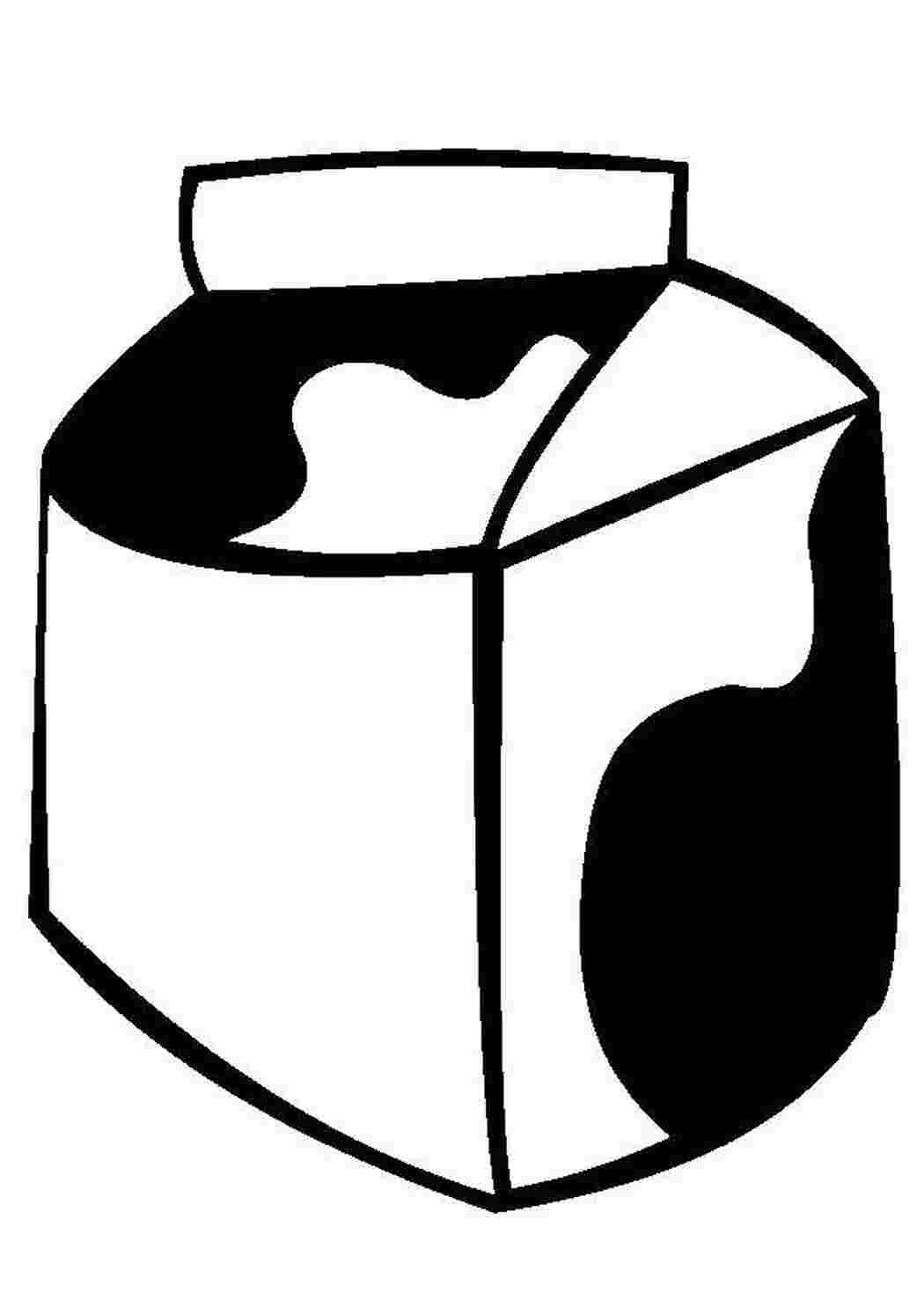 Раскраска Молоко