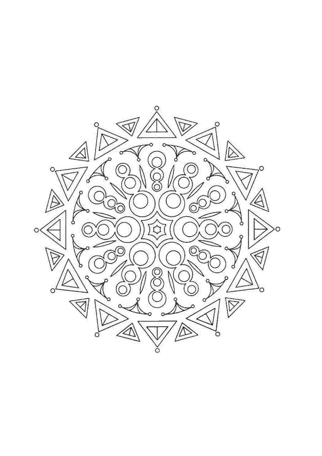 Раскраска Узоры