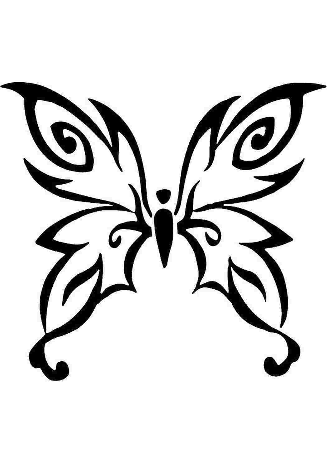 Раскраска Бабочка