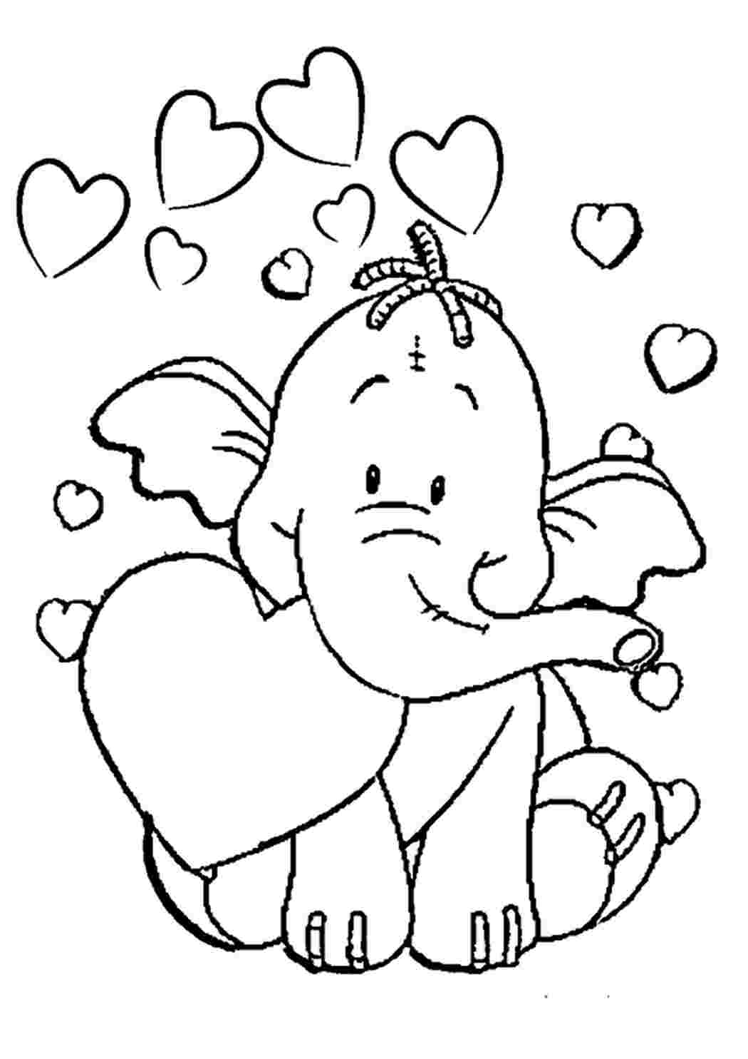 Раскраска Раскраски ко дню св. валентина. обсуждение на liveinternet ...