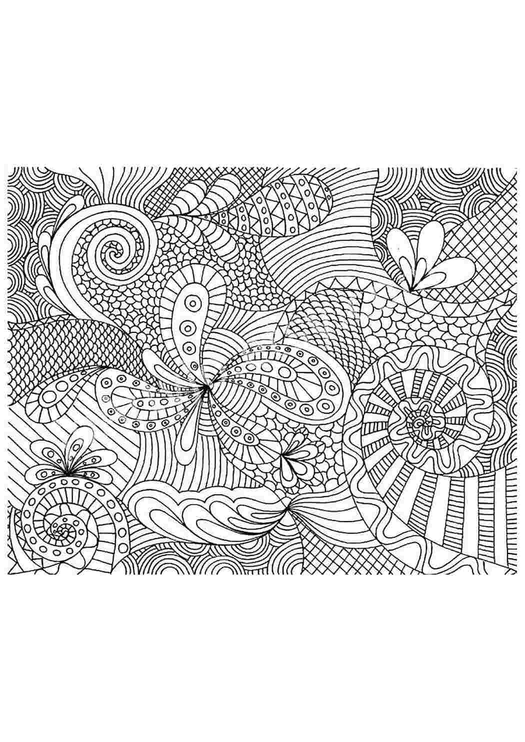 Раскраска Цветы