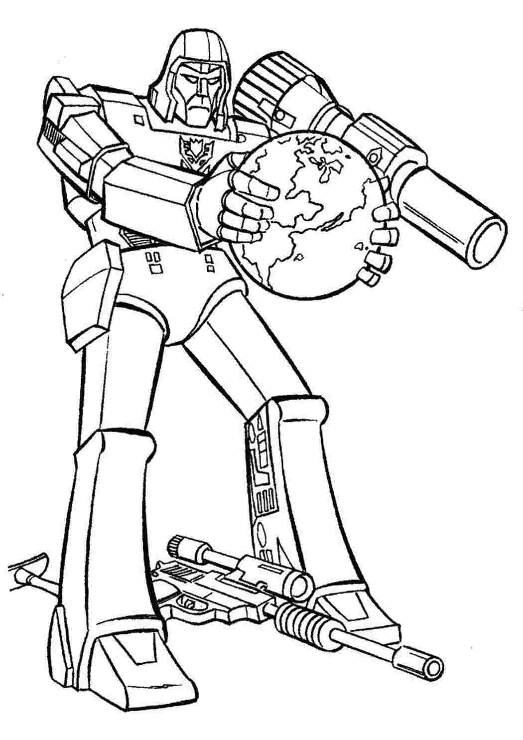 Раскраска Трансформер