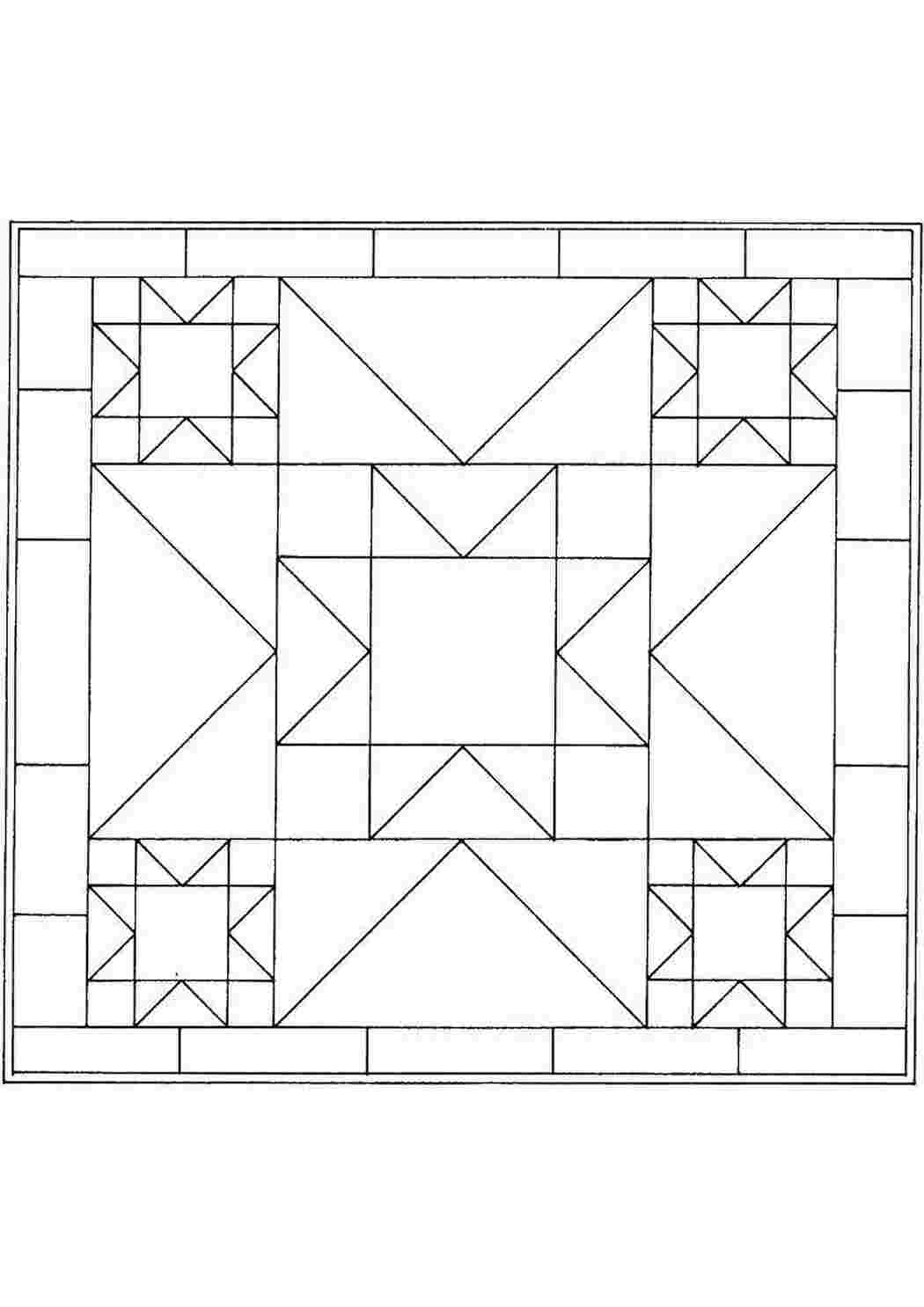 Раскраска Калейдоскоп