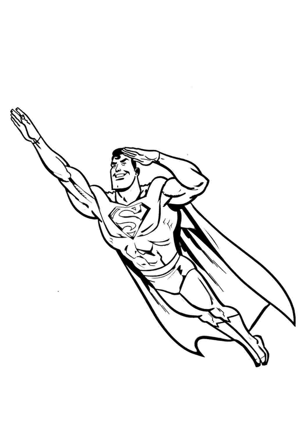 Супермен рисунок