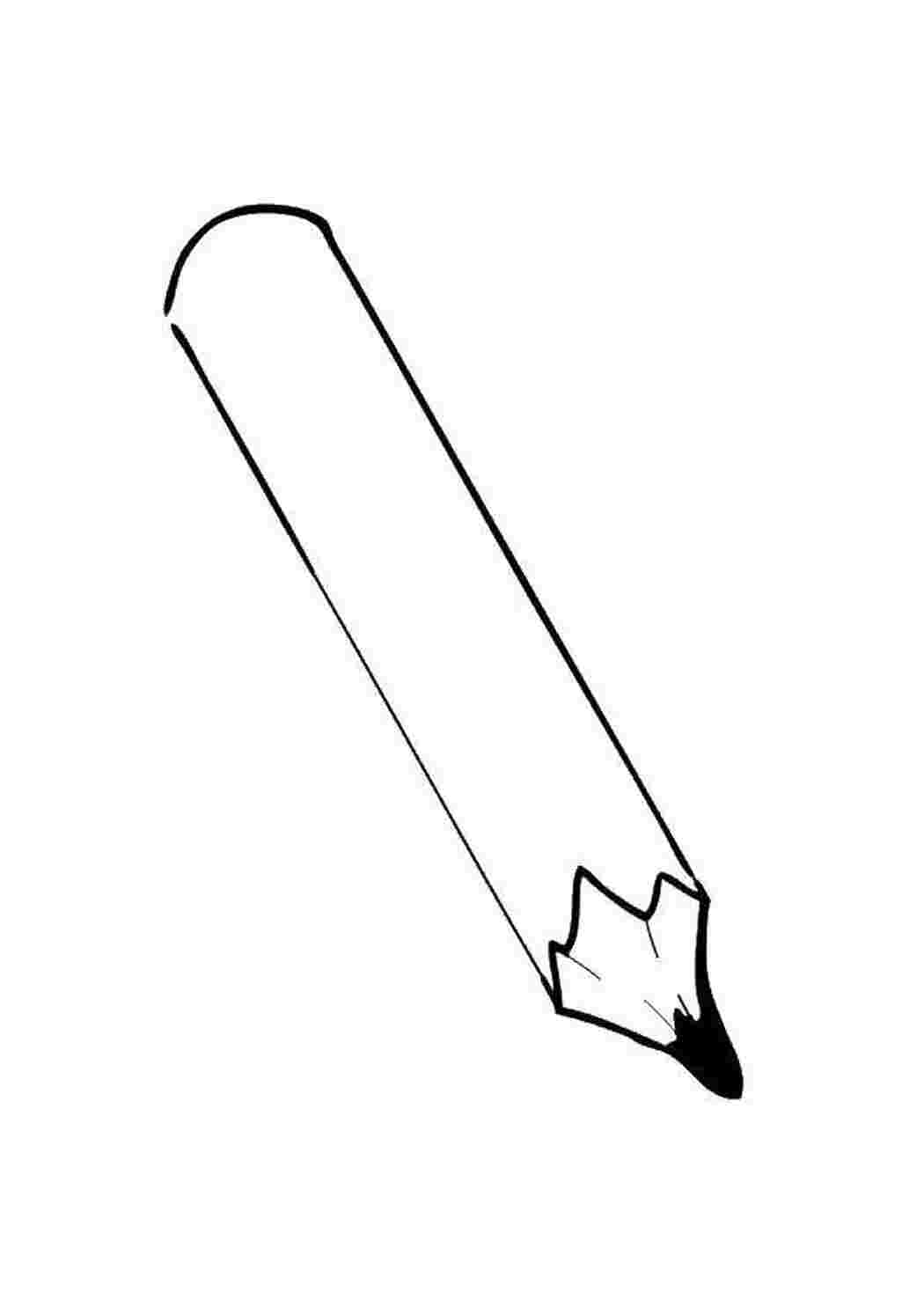 Раскраска Заточенный карандаш
