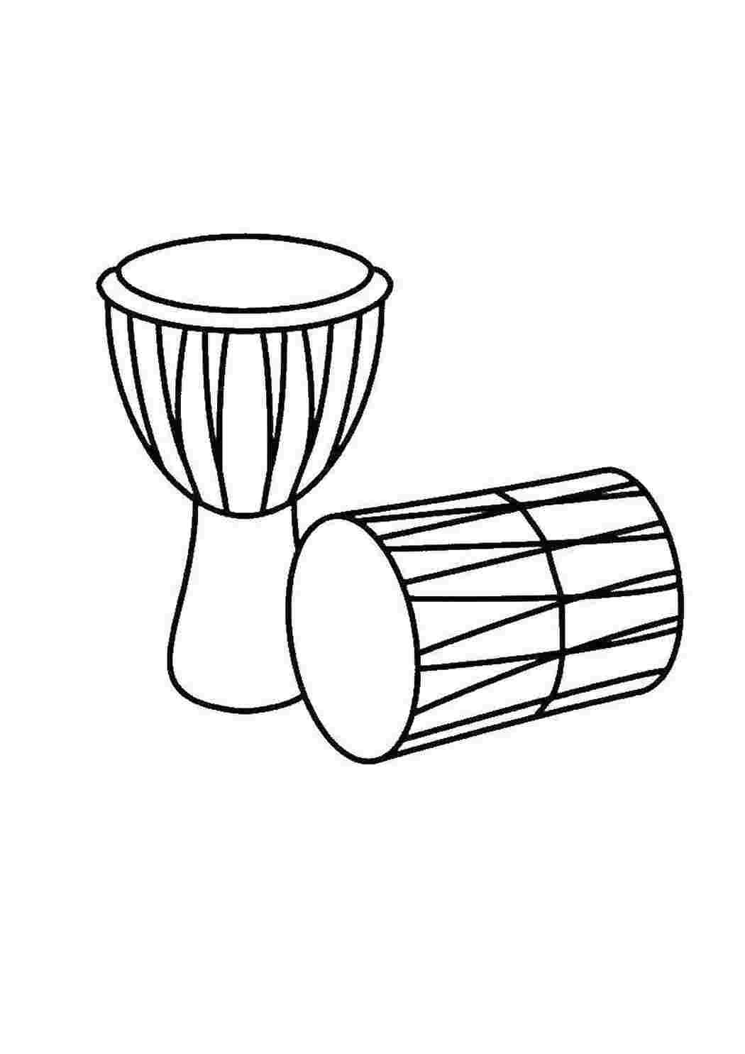 Раскраска Барабаны