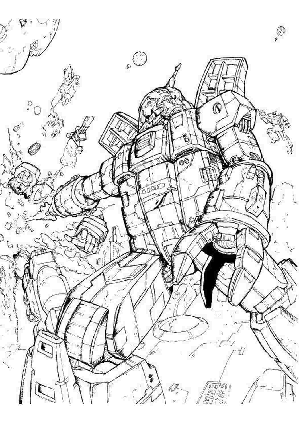 Раскраска Трансформеры
