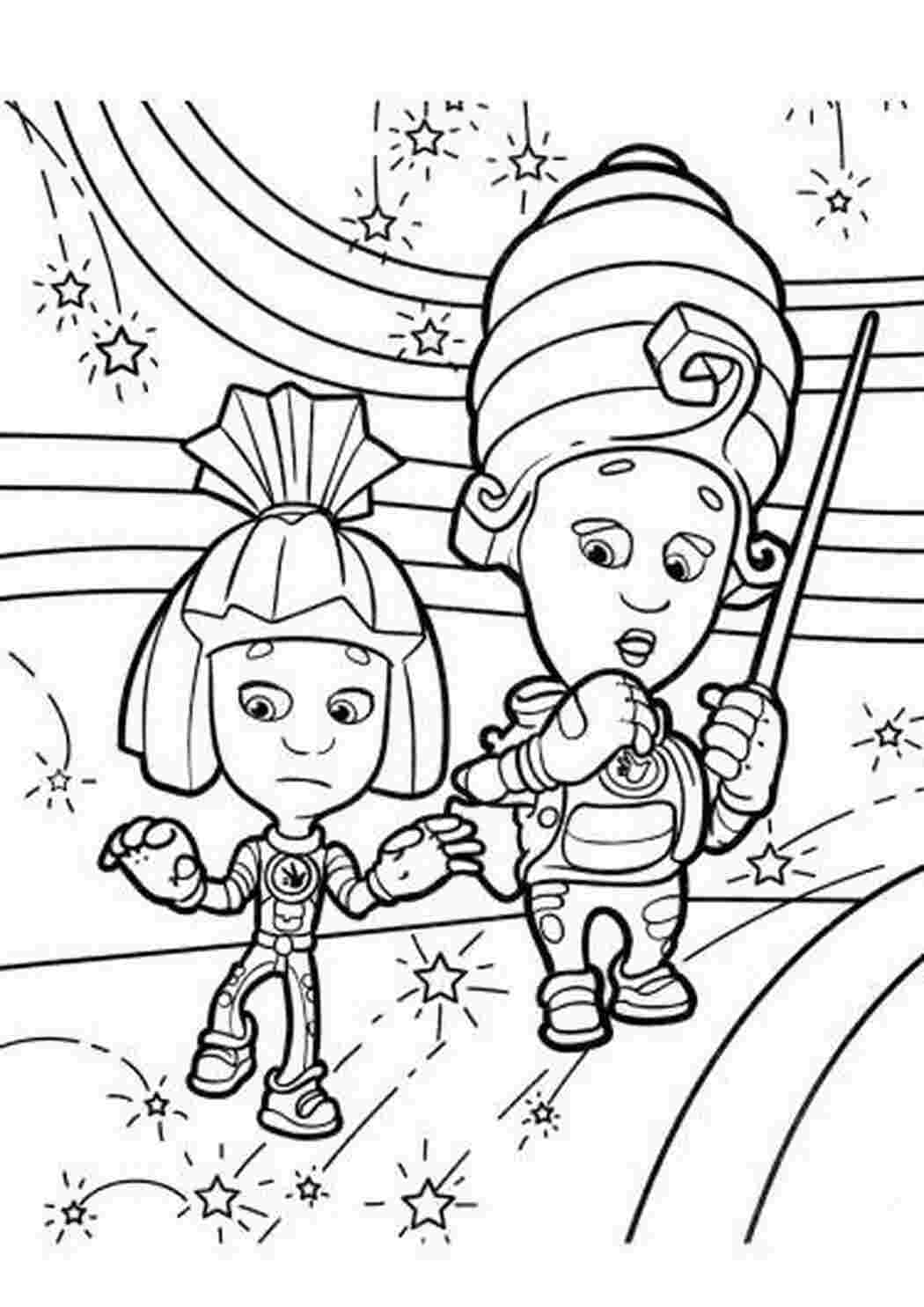 Раскраска Раскраски фиксики5