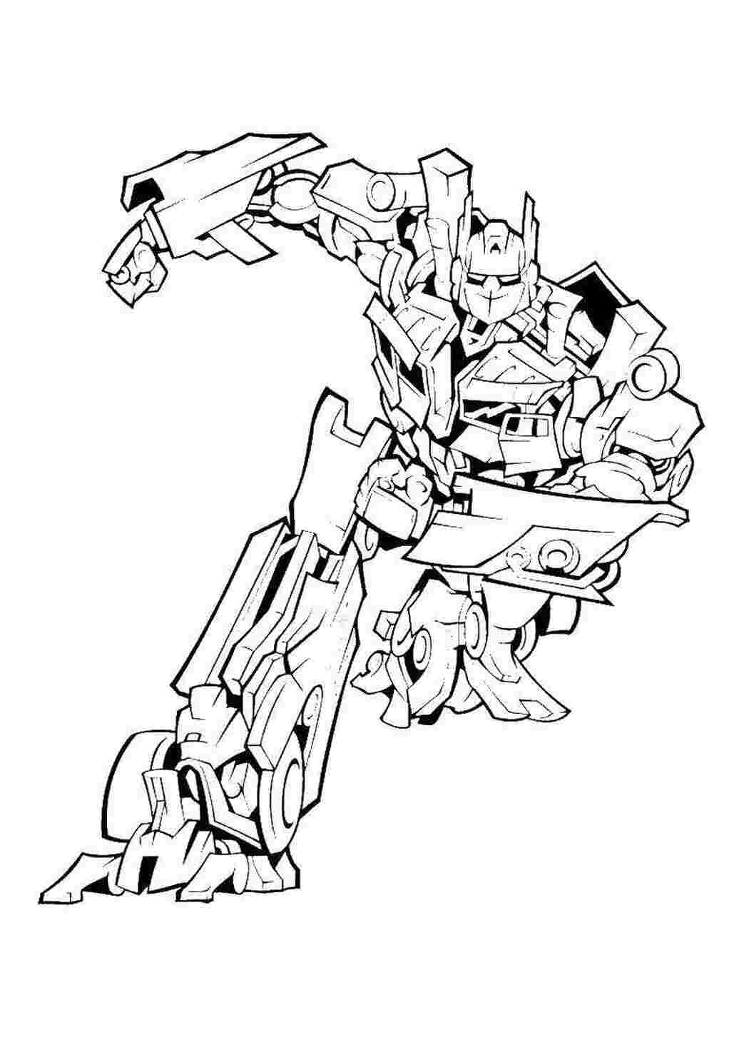 Раскраска Трансформер