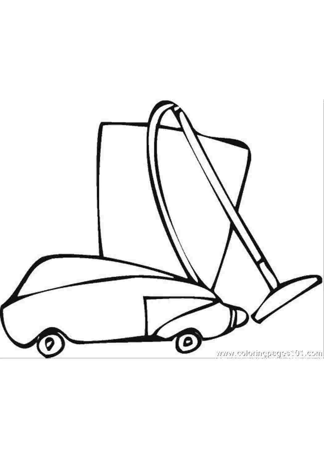 Раскраска Пылесос.