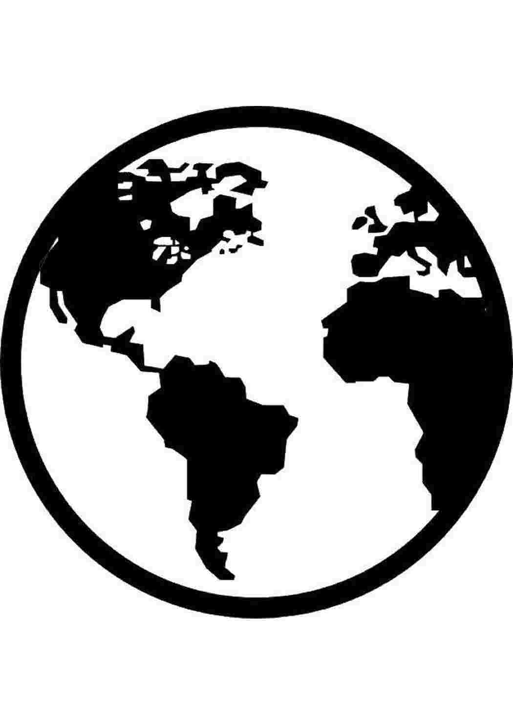 Раскраска Земля