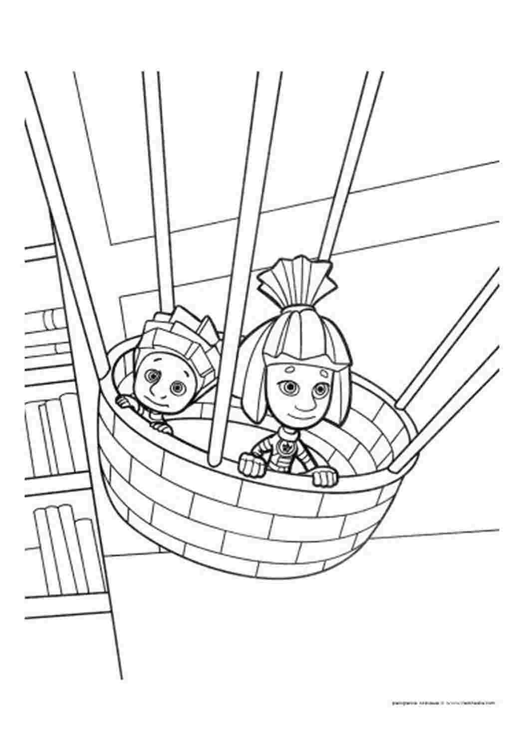 Раскраска Раскраски фиксики16