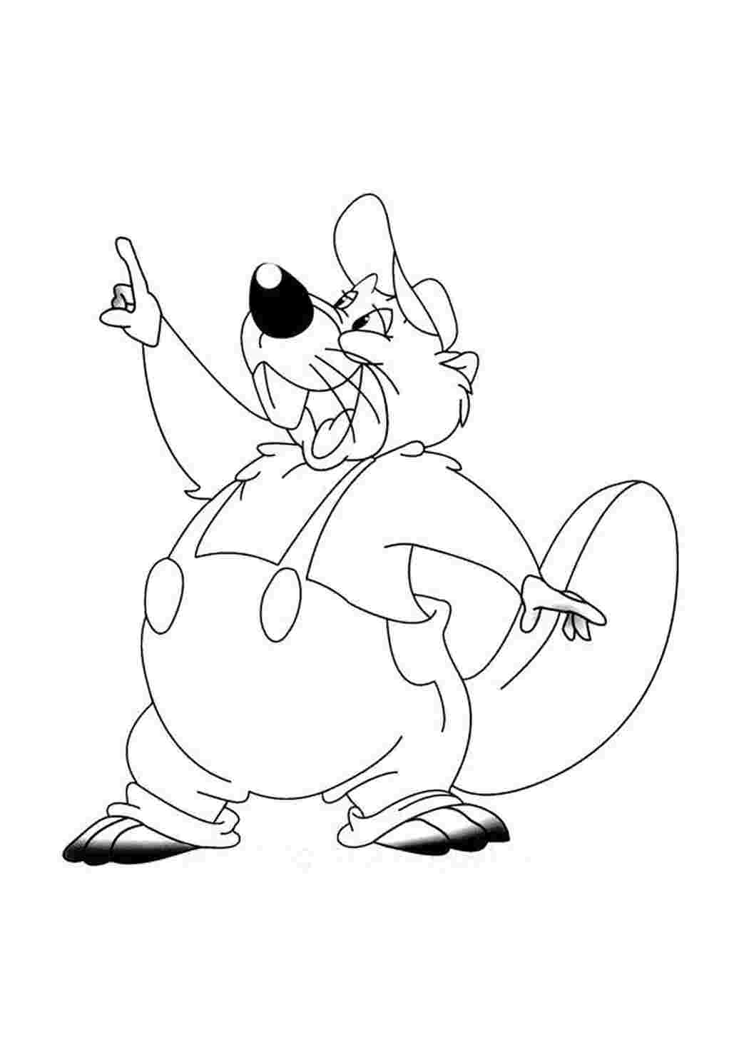 Раскраска Бобер, веселый бобер, 