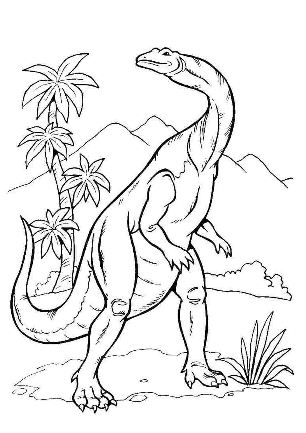 Раскраска Динозавр
