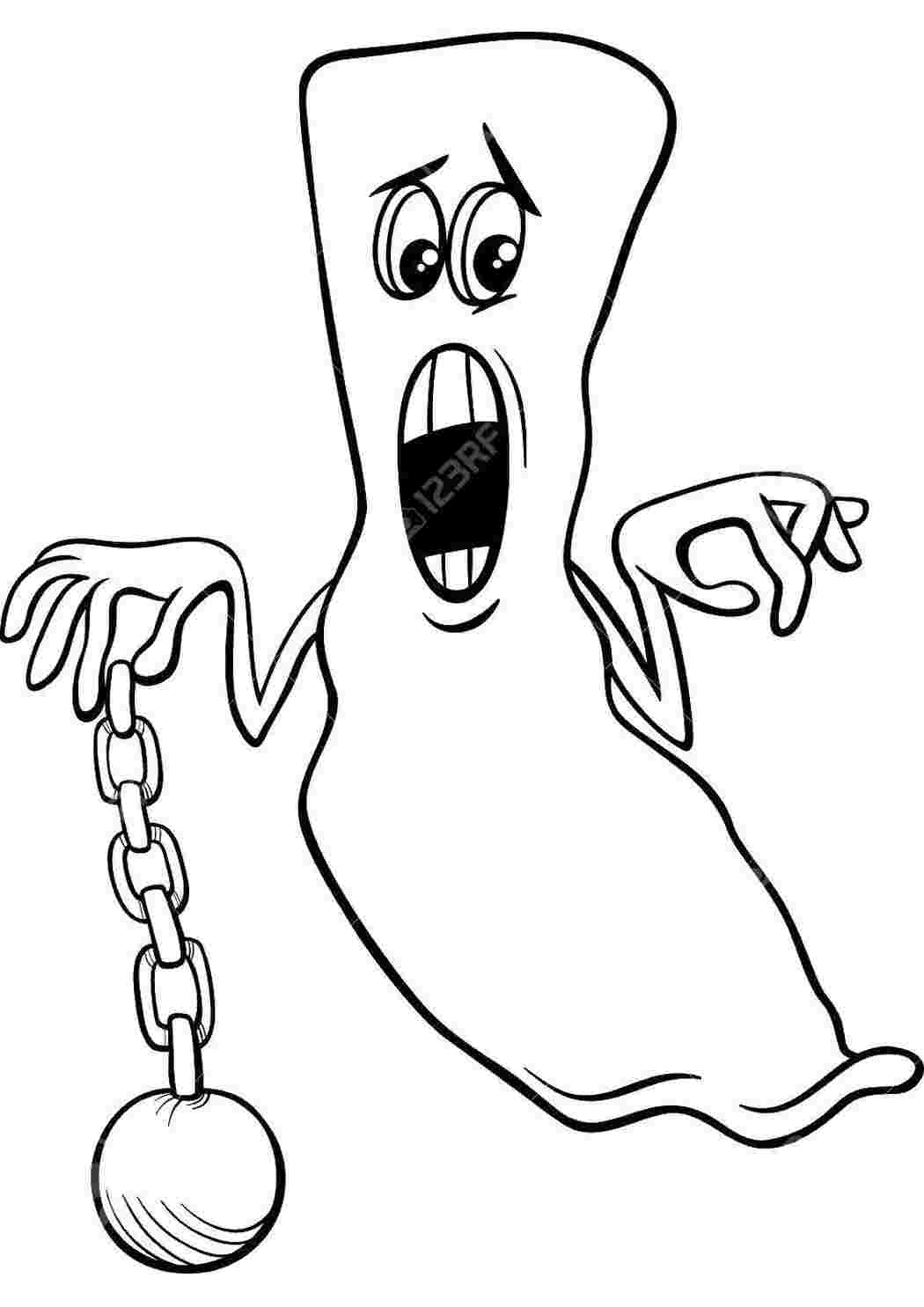 Раскраска Приведение